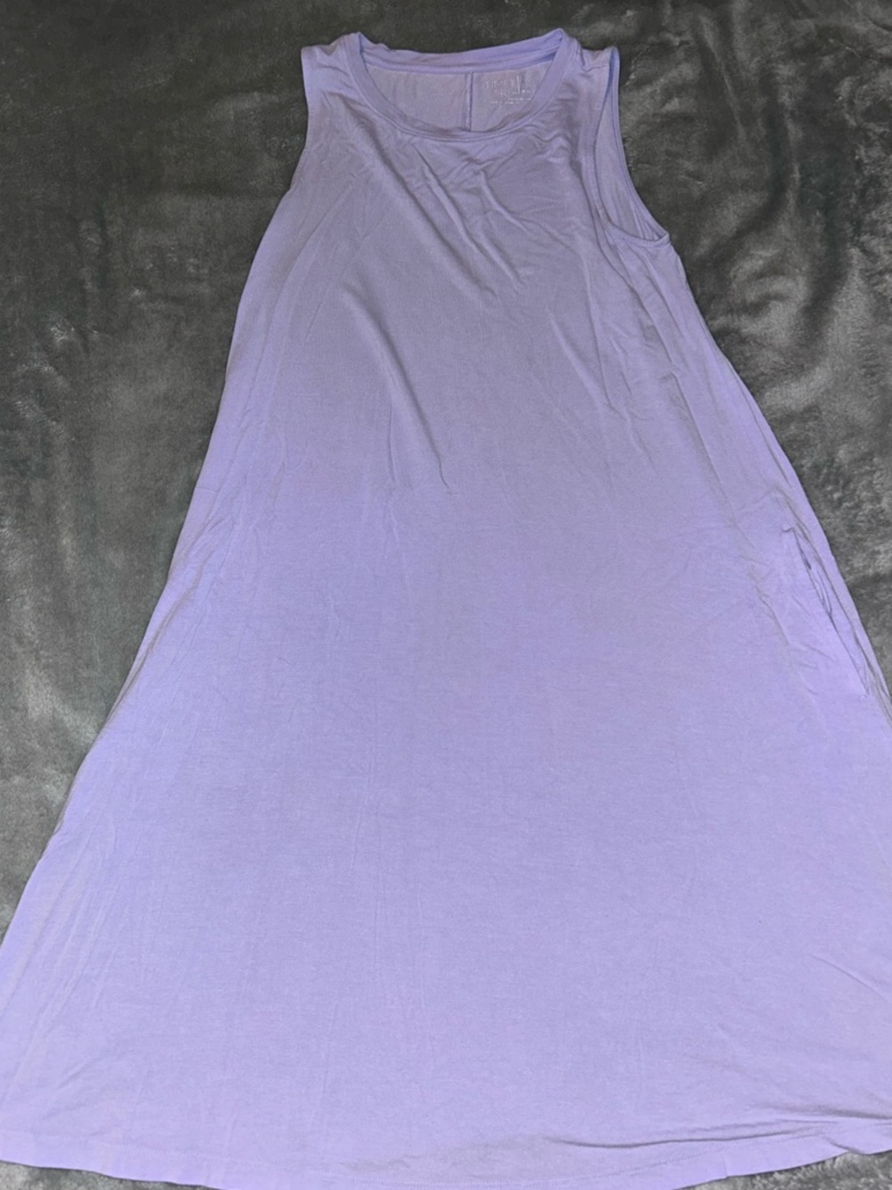 Time And Tru Lavender Sleeveless Knit Swing Dress Women’s Size Small